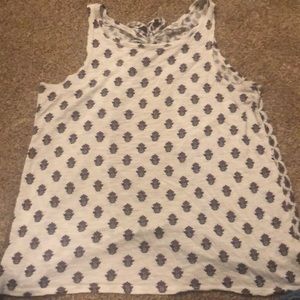 tank top with an opening back, very cute.